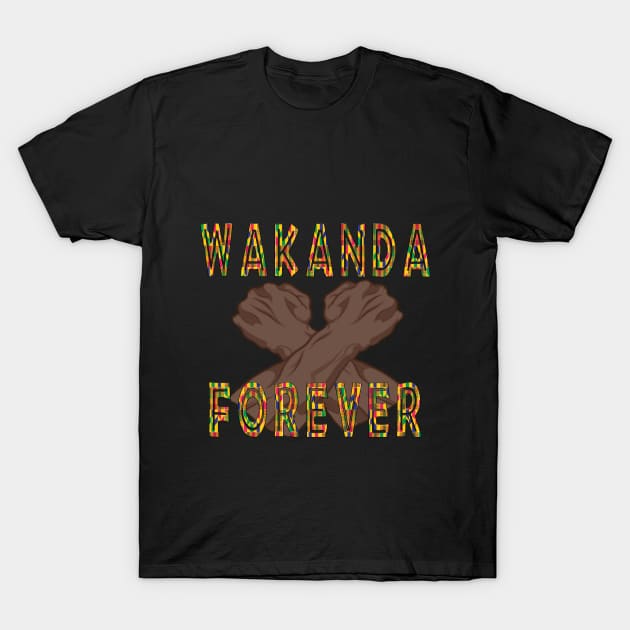 Wakanda Forever T-Shirt by hellathrifty